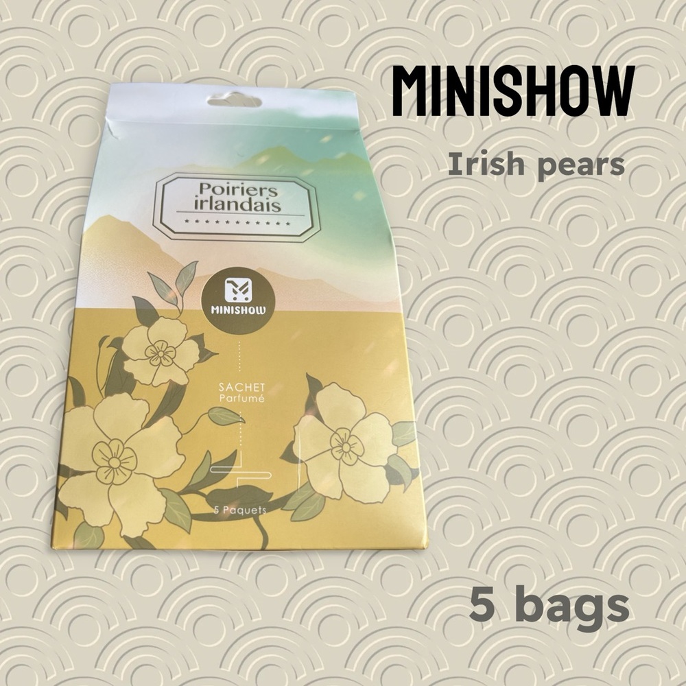 🆕📦*BNIB* MINISHOW by MINISO | 5 bags | Irish Pears Scented Sachets